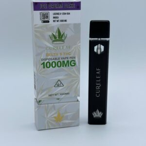 DELTA 8 THC DISPOSABLE VAPE PEN(ICE CREAM CAKE) 1000MG