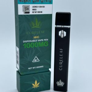 HHC DISPOSABLE VAPE PEN(BUBBLE GUM GELATO) 1000MG