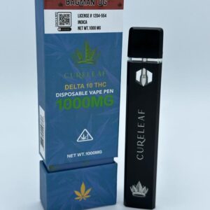 DELTA 10 THC DISPOSABLE VAPE PEN(BAGMAN OG) 1000MG