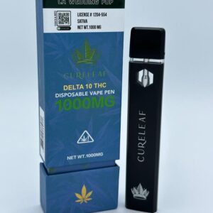 DELTA 10 THC DISPOSABLE VAPE PEN(LA WEDDING POP) 1000MG