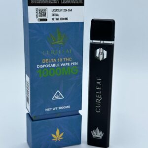 DELTA 10 THC DISPOSABLE VAPE PEN(STRAWBERRY LEMONADE) 1000MG