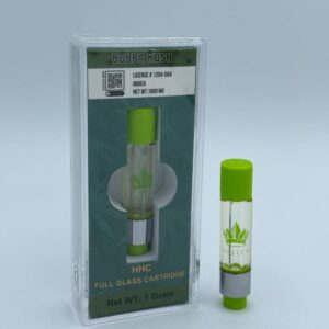 HHC BUBBA KUSH FULL GLASS CARTRIDGE 1GRAM