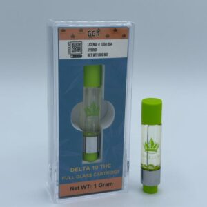 DELTA 10 THC GG4 FULL GLASS CARTRIDGE 1GRAM