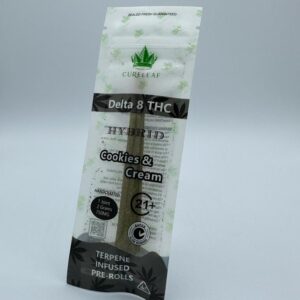 DELTA 8 THC PRE ROLLS COOKIES & CREAM 750MG