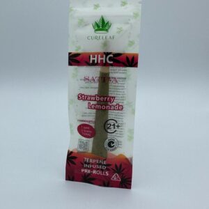 HHC PRE ROLLS STRAWBERRY LEMONADE 750MG